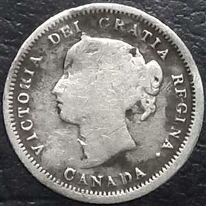 Canada 5 Cent 1858 1901