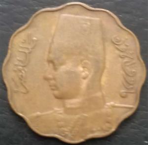 Egypt 5 Millieme 1938 1943