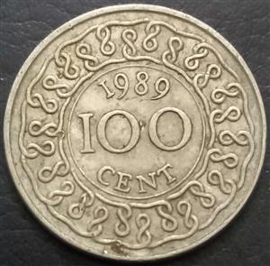 Suriname 100 Cent 1987 1989