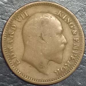 India - British ½ Pice 1903 1906