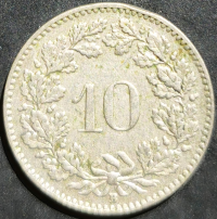 Switzerland 10 Rappen 1927