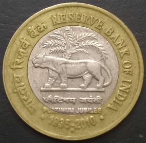 India Republic 10 Rupee 2010 