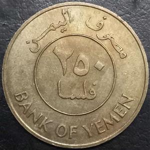 Yemen 250 Fils 1981 