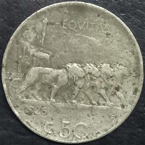 Italy 50 Centesimi 1919 1925