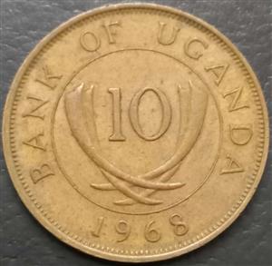 Uganda 10 Cent 1966-1975