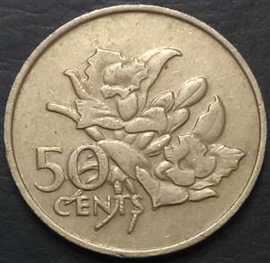 Seychelles 50 Cent 1977 