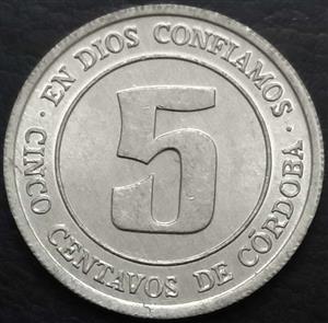 Nicaragua 5 Centavo 1974 