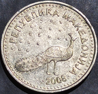 Macedonia 10 Denari 2008 2017