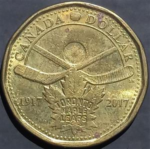 Canada 1 Dollar 2017 Maple Leafs