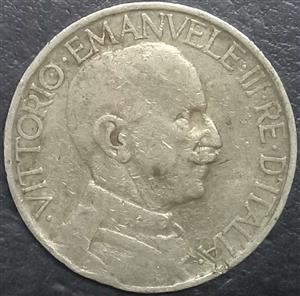 Italy 2 Lira 1923 1927