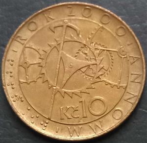 Czech Republic 10 Krona 2000 
