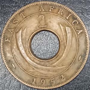 East Africa 1 Cent 1949 1952 Kings Norton