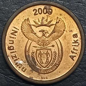 South Africa 5 Cent 2009 