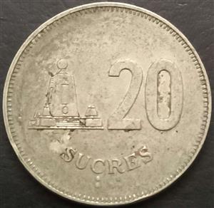 Ecuador 20 Sucres 1991 