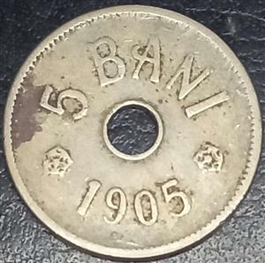 Romania 5 Bani 1905 1906