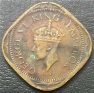 India - British 2 Anna 1942-1944