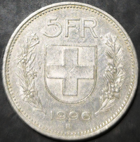 Switzerland 5 Francs 1994 2025