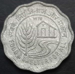 India Republic 10 Paisa 1978 