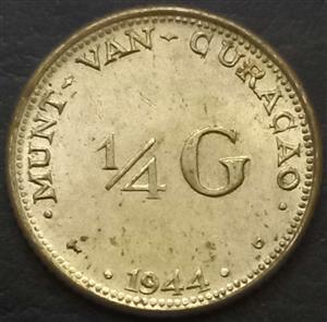 Curacao ¼ Gulden 1944 1947