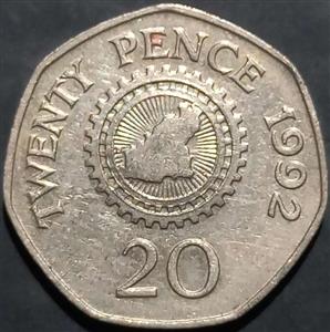 Guernsey 20 Penny 1985~1997