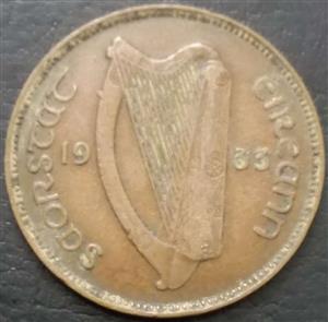 Ireland ½ Penny 1928 1937
