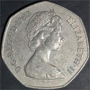 Great Britain 50 Pence 1982~1984