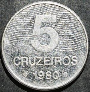 Brazil 5 Cruzeiros 1980~1984