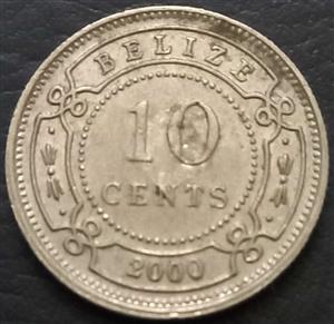 Belize 10 Cent 1974 2000