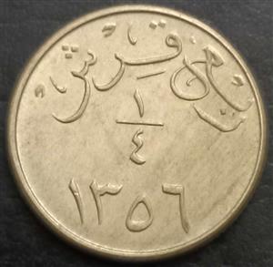 Saudi Arabia ¼ Qarsh 1937 