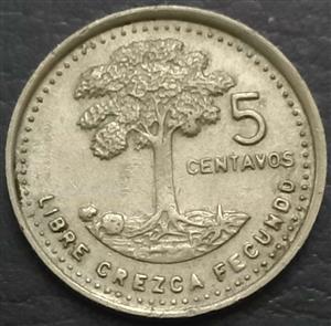 Guatemala 5 Centavo 1985~1998
