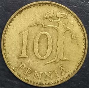 Finland 10 Pennia 1963 1982