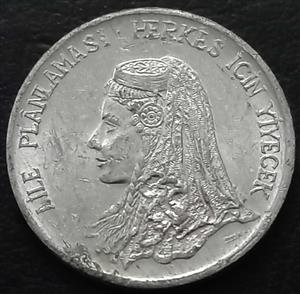 Turkey 5 Kurus 1975 FAO