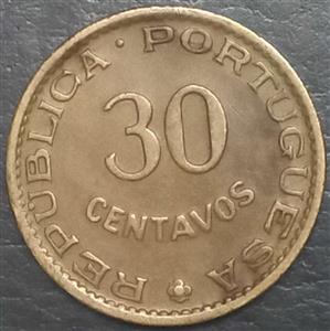 Portuguese India 30 Centavo 1958-1959