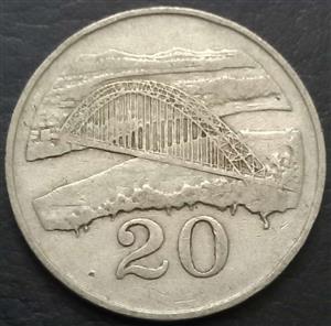 Zimbabwe 20 Cent 1980 1997