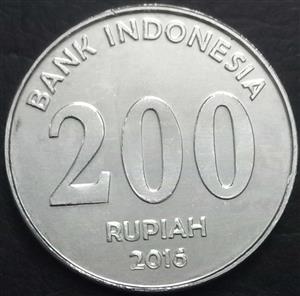 Indonesia 200 Rupia 2016 