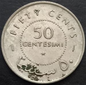 Somali Republic 50 Centesimi 1967