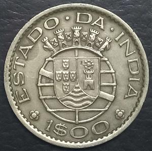 Portuguese India 1 Escudo 1958-1959