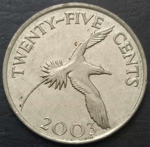 Bermuda 25 Cent 1999 2017