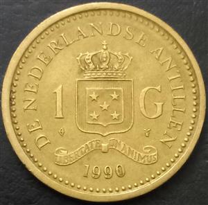 Neth. Antilles 1 Gulden 1989 2024