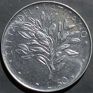 Vatican 50 Lire 1970 1976