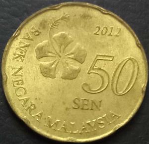 Malaysia 50 Sen 2011 2024