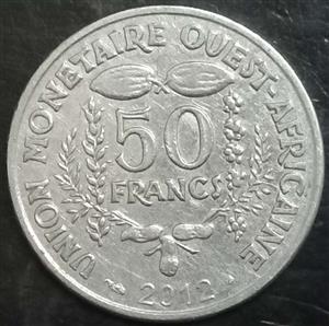 West African States 50 Franc 2012 2024