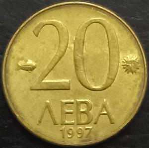 Bulgaria 20 Leva 1997 