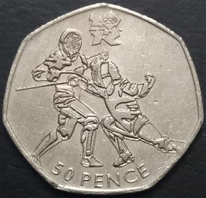Great Britain 50 Penny 2011 