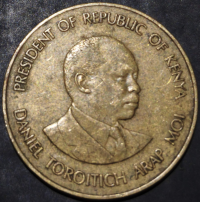 Kenya 10 Cents 1980 1991