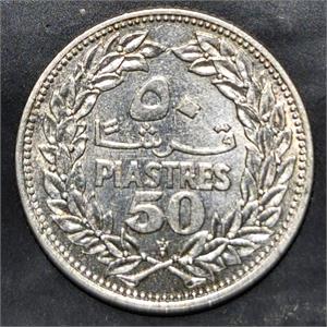 Lebanon 50 Piastres 1952