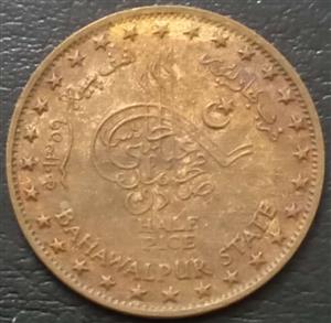 Bahawalpur  ½ Pice 1940 
