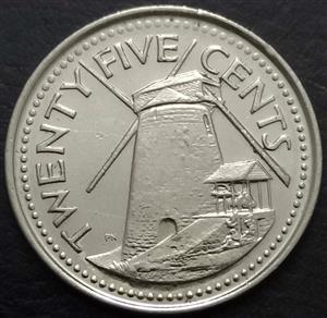 Barbados 25 Cent 2007 2024