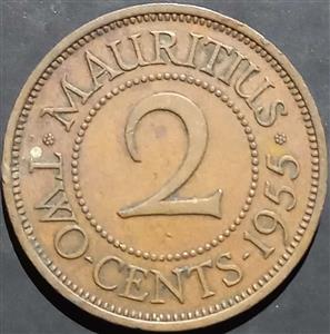 Mauritius 2 Cents 1953~1978