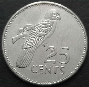 Seychelles 25 Cent 1993 2012